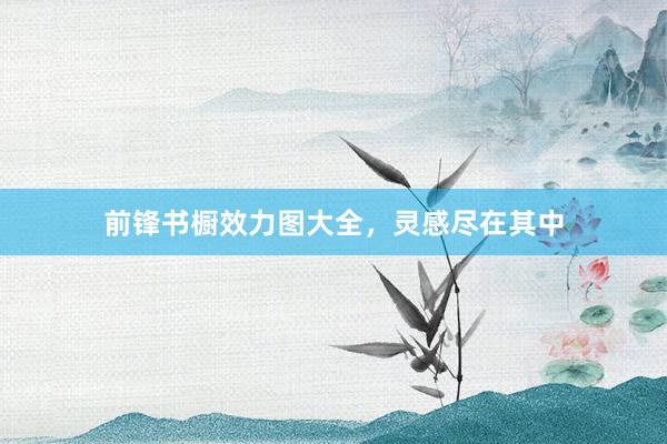 前锋书橱效力图大全，灵感尽在其中